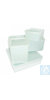 Gefrierdose 208x208x64mm HD-PE, Inhalt 2,00 ltr., mit dicht schließendem Deckel...