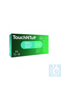 Touch N Tuff®, Gr.M (7½-8) Einweg-Nitril-Handschuhe, puderfrei, mit Rollrand,...