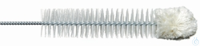 Reagenzglasbürste Ø 20mm, Länge 270mm natur mit Wollspitze u. Drahtstiel...