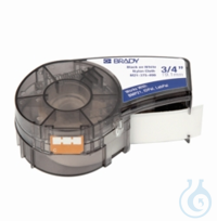 Hochleistungsetiketten 19,05 mm breit Nylongewebe B-499/weiß, M21-750-499...