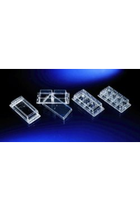 Kammerdeckgläser, Lab-Tek 1 Kammer PS, Glas, CC, Deckel, steril, VE=96...