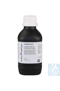 Hydrogen Peroxide 30% w/v (100 vol.) for analysis Content: 1000 MLT Physical Description:  liquid...