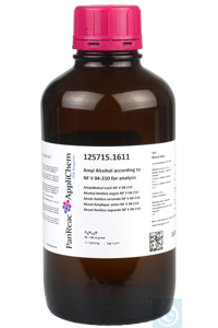 Amylalkohol nach NF V 04-210 zur Analyse Inhalt: 1000 MLT Physikalische Daten:  flüssig Qualität:...