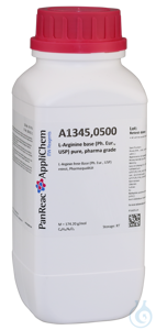 L-Arginin freie Base (Ph. Eur., USP) reinst, Pharmaqualität L-Arginin freie...