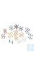 Bravais-Gitter, Satz 14 Handliche Modellen der 14 fundamentalen Gittertypen (Bravais-Gitter), aus...
