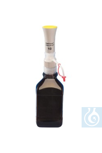 Dispenser FORTUNA® POLYFIX® Dispenser zum Dosieren von Flüssigkeiten mit Braunglaszylinder für...
