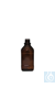 Vierkantschraubflasche Braunglas EH 100ml (Verschluss dazu: 225283951) Inhalt: 1 Stück
