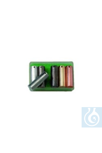Metallzylinder zur Dichtebestimmung mit gleichem Volumen