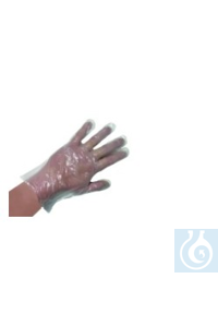 Einmalhandschuhe, Folienhandschuhe Einmalhandschuhe aus PE-Folie, Folienhandschuhe Damen, 100 St.