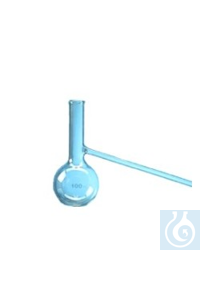 Destillierkolben mit seitl. Ansatz, 100 ml Destillierkolben mit seitl....