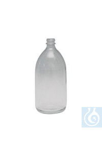 Glasflasche Klarglas, Enghals 30 ml