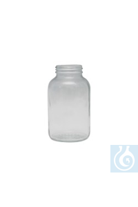 Glasflasche Klarglas Weithals 30 ml Inhalt: 1 Stück