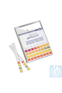 pH-Fix 0-14 Mit pH-Fix Indikatorstäbchen kann der pH-Wert einer Probe direkt vor Ort schnell und...