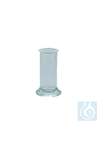 Standzylinder Glas HxØ 100x40 mm mit unterlegtem, plangeschliffenem Rand Inhalt: 1 Stück