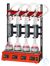 Reihenheizgerät RH 254 für Rückflussdestillation, 4 Heizstellen für 250ml Rundkolben, kpl....