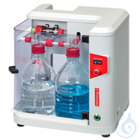 behrosog6 Gaswäscher mit Vakuumpumpe und Aktivkohleträger aus Glas Gaswäscher mit Vakuumpumpe und...