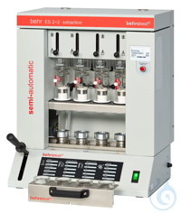 ES2+2 Warme extractie volgens Randall voor 4 monsters, halfautomatisch ES2+2 behrotest® hete...