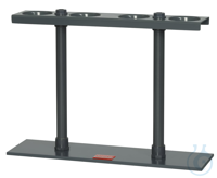 GSM4 behrotest rack for Sedimention vessels made of sollid PVC grey, for 4 Imhof behrotest rack...