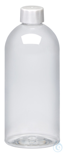 PEG501 behroplast PET-Enghalsflaschen glasklar m. Verschluss, 500 ml (Pck 10 St) behroplast...