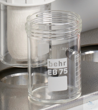 Beaker for extraction up to 75 ml for hot extraction E1, E4, E6