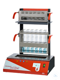 Rapid infrared digestion unit InKjel 1210 P for 12 reaction vessels of 100 ml, programmable...