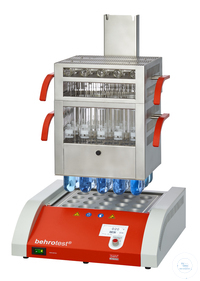 Kjeldahl digestion unit K 20 in up to 20 places, incl. sample rack, for 250 ml vessels and fume...