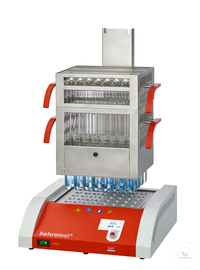 Kjeldahl digestion unit in up to 40 places, encl. sample rack, vessels 100 ml and fume collector...
