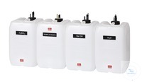 KAS40 behrotest reagent canister set with 4 canisters with level sensors case...