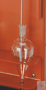 KOG100 behrotest reduction flask, graduated NS14, 100 ml