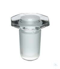 MST24 behrotest Solid Glass stopper rounded TIP NS 24 behrotest Solid Glass...