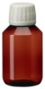 PEB100 behroplast PET bottle, narrow neck, brown, 100 ml, crack-on- opening P-Pr behroplast PET...