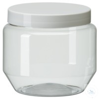 behroplast PET bottle, wide-mouth, clear transparent, 250 ml with P-Propylene screw-on LID,...
