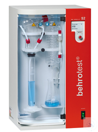 S2 behr steam distillation unit dispenses NaOH & H2O behr steam distillation...