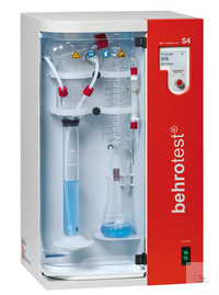 S4 behr steam distillation unit fully automatic, addition of H2O, NaOH, H3BO3 an behr steam...