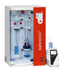 S5 behr steam distillation unit fully automatic addition of H2O,NaOH, H3BO3 & sa behr steam...