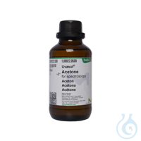 Aceton für die Spektroskopie Uvasol® Inhalt pro Packung: 500,000 MLT  CAS: 67-64-1  H-Sätze:...
