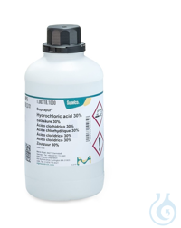 Salzs&auml;ure 30% Suprapur&reg; Inhalt pro Packung: 1,000 LTR  CAS: 7647-01-0...