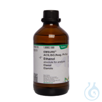 Ethanol absolut zur Analyse EMSURE&reg; ACS,ISO,Reag. Ph Eur Inhalt pro Packung:...
