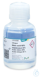 Salpeters&auml;ure 60% Ultrapur Inhalt pro Packung: 500,000 MLT  CAS: 7697-37-2...