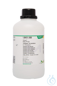 Titriplex&reg; III-L&ouml;sung zur Metalltitration c(Na2-EDTA ? 2 H2O) = 0.1 mol/l...