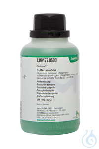 Pufferl&ouml;sung (di-Natriumhydrogenphosphat/Kaliumdihydrogenphosphat), gef&auml;rbt:...