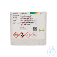 CSB-K&uuml;vettentest Methode: photometrisch 15 - 300 mg/l Spectroquant&reg; Inhalt...