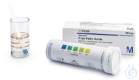 Freie Fetts&auml;uren, Kolorimetrischer Nachweise;mit Teststreifen, 0,5-3 mg/g KOH...