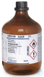 Acetonitril gradient grade f&uuml;r die Fl&uuml;ssigkeitschromatographie LiChrosolv&reg;...
