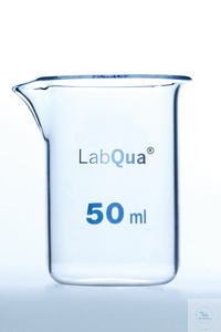 Quartz glass beaker according DIN 12332 5ml, low form