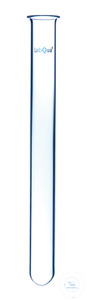 Reagenzglas nach DIN 12445 aus Quarzglas Abmessungen 16 x 160mm (mit Bördelrand)