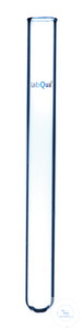 Reagenzglas nach DIN 12445 aus Quarzglas Abmessungen 20 x 180mm (ohne Bördelrand)