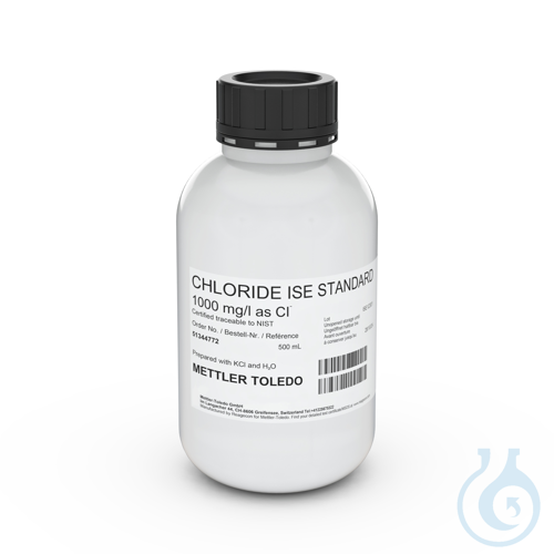 Chlorid ISE Standardloesung, 1000 mg/L, 500 ml