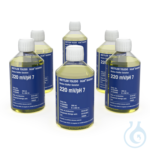 Redox-Pufferlsg. UH=427MV 220MV, 6 x 250 ml