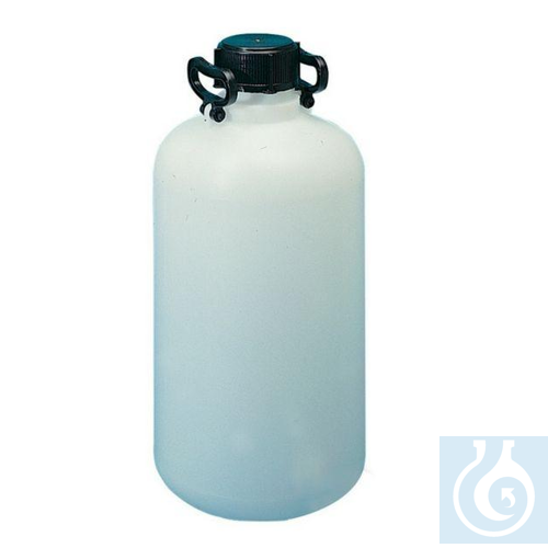 Ballonflasche (Abklaerflaschen) HDPE mit Gewind...